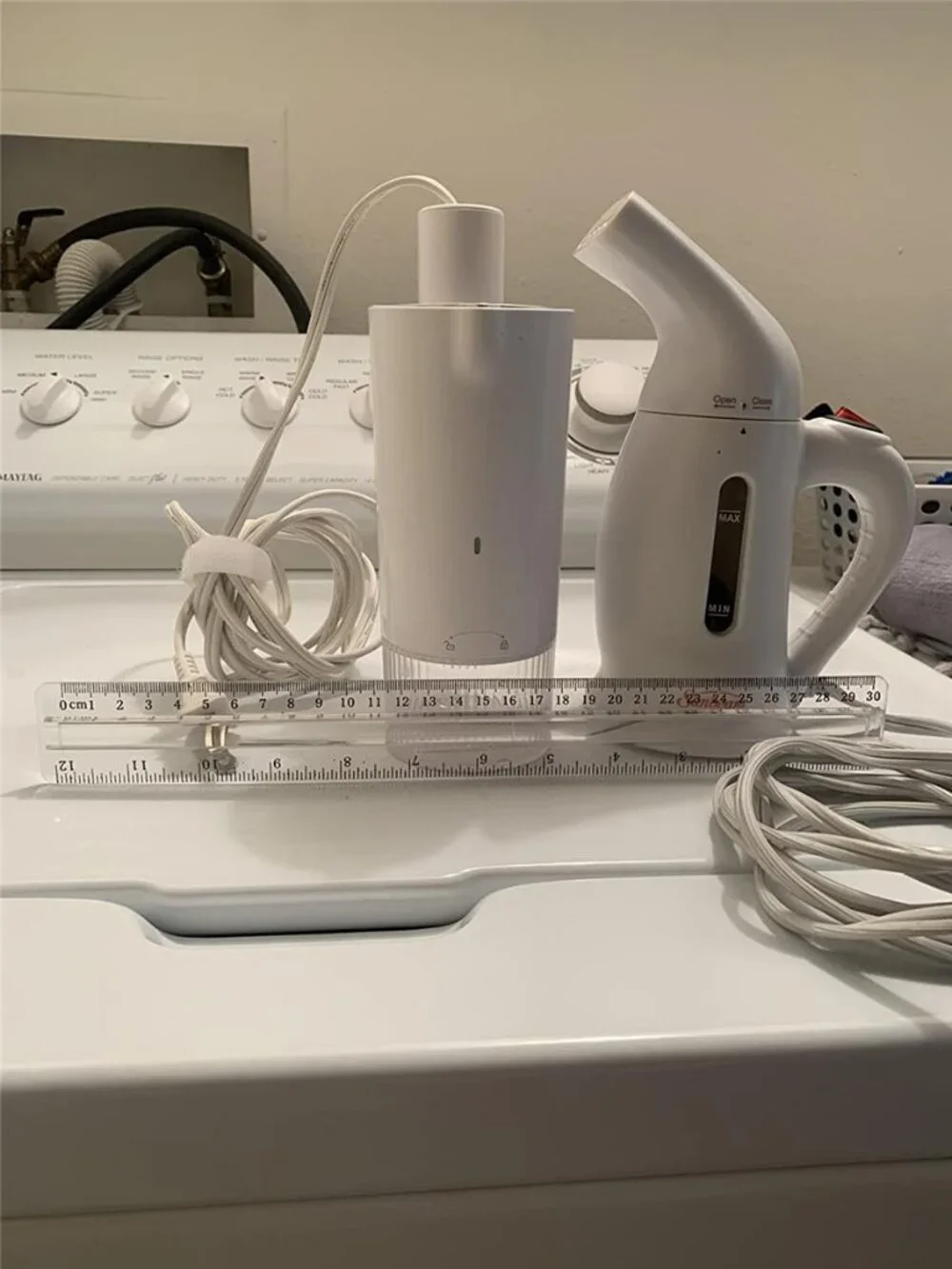 Travel Steamer for Clothes, Portable and Handheld, 1000W, White |